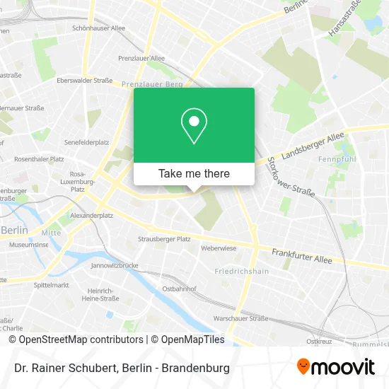Dr. Rainer Schubert map