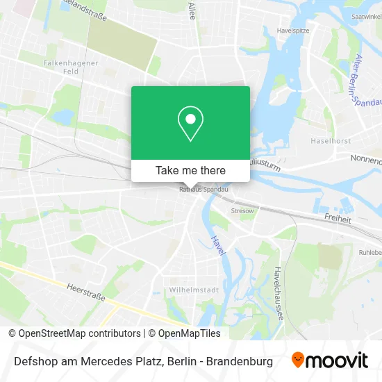 Defshop am Mercedes Platz map