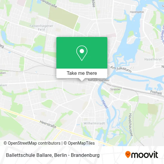 Ballettschule Ballare map