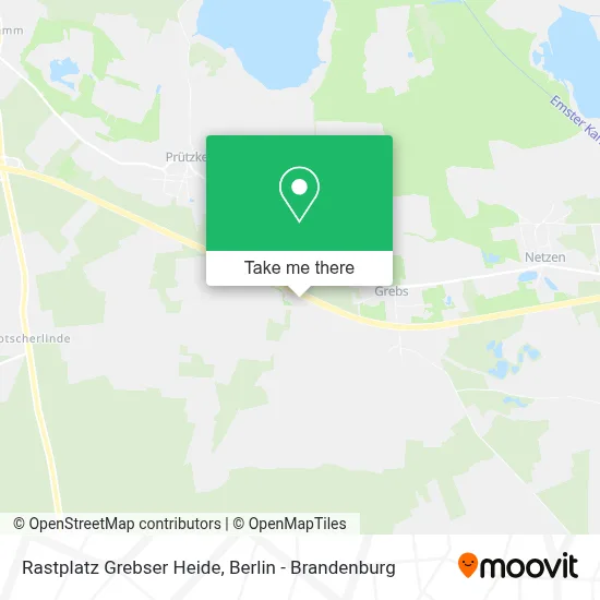 Rastplatz Grebser Heide map