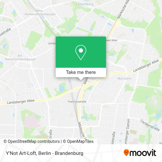 Y'Not Art-Loft map