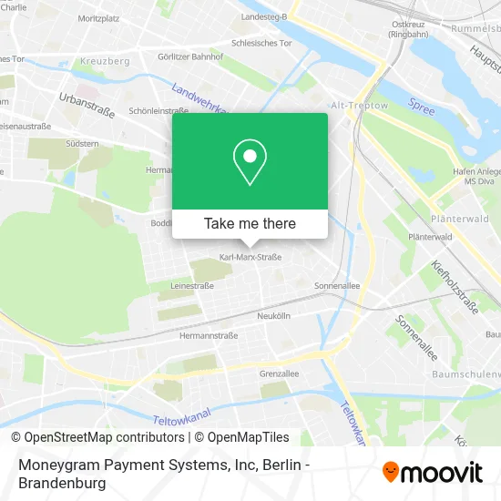 Moneygram Payment Systems, Inc map