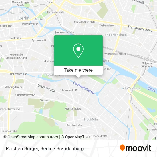 Reichen Burger map