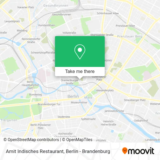Amit Indisches Restaurant map