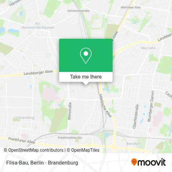 Flisa-Bau map