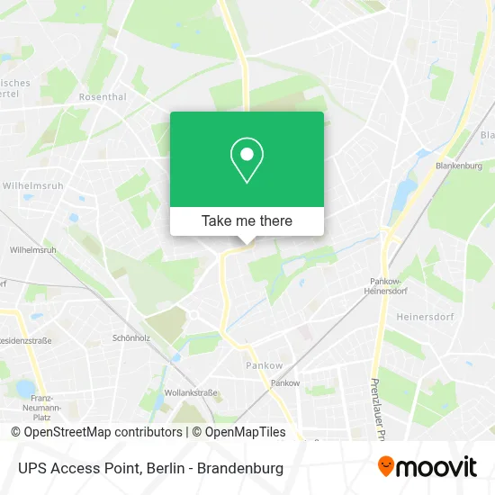 Ups Access Point map
