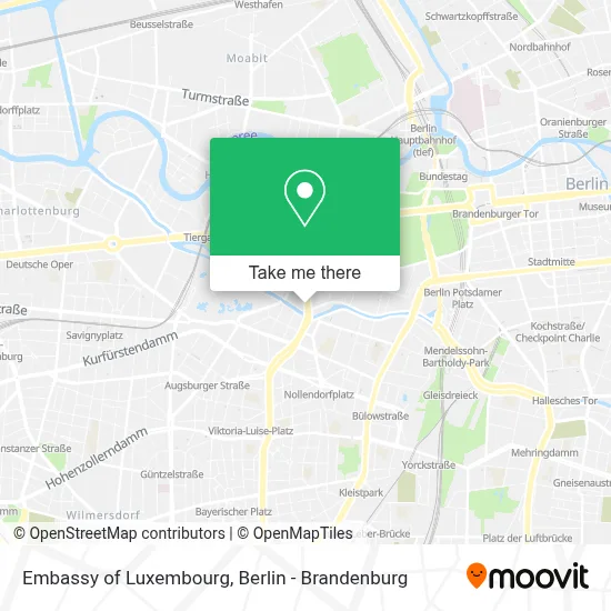 Embassy Of Luxembourg map