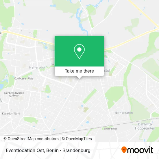Eventlocation Ost map