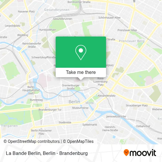 La Bande Berlin map