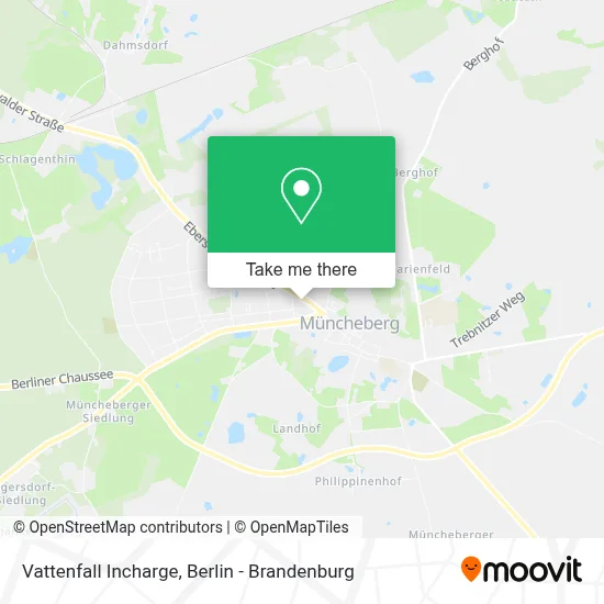 Vattenfall Incharge map