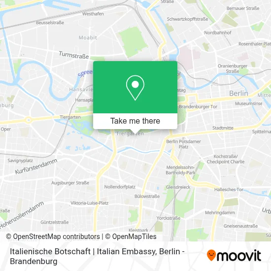 Italienische Botschaft | Italian Embassy map