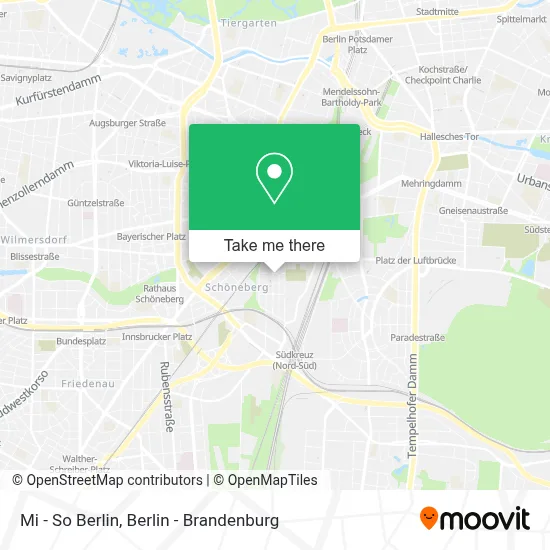 Mi - So Berlin map