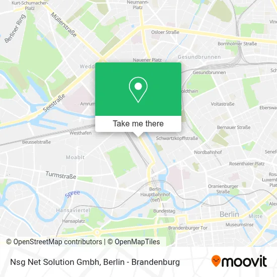 Nsg Net Solution Gmbh map