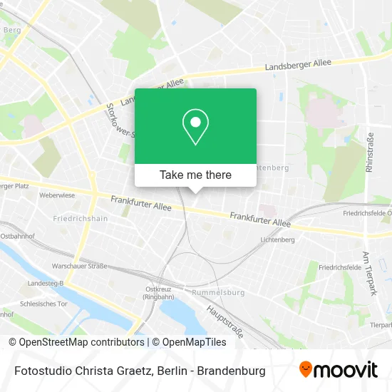 Fotostudio Christa Graetz map