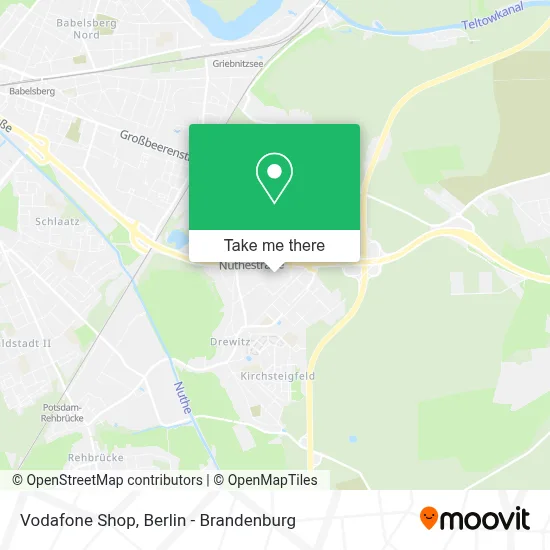 Vodafone Shop map