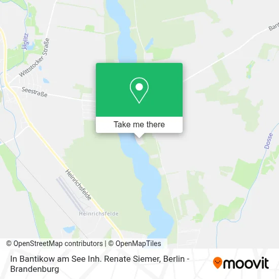 In Bantikow am See Inh. Renate Siemer map