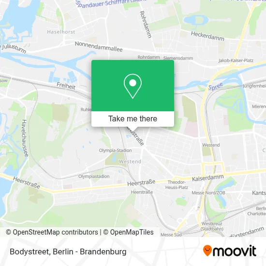 Bodystreet map