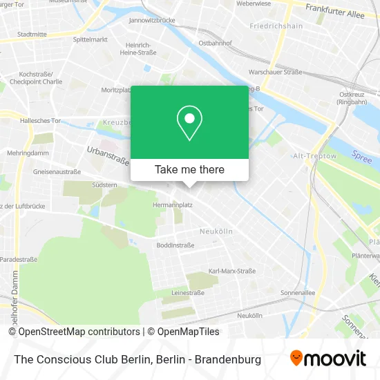 The Conscious Club Berlin map