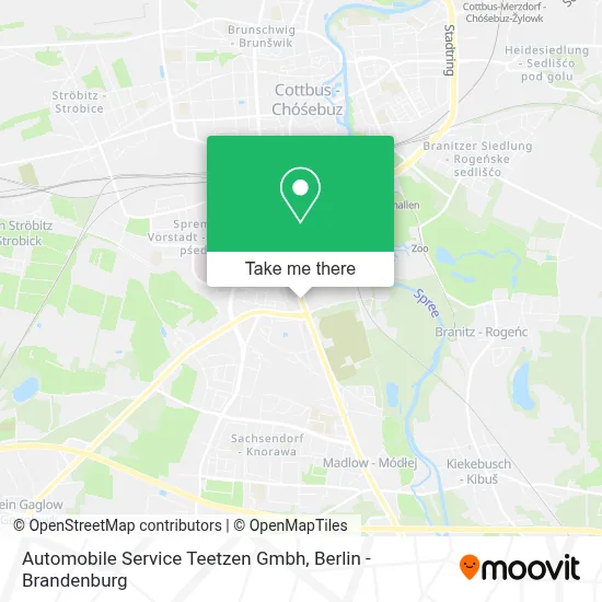 Automobile Service Teetzen Gmbh map