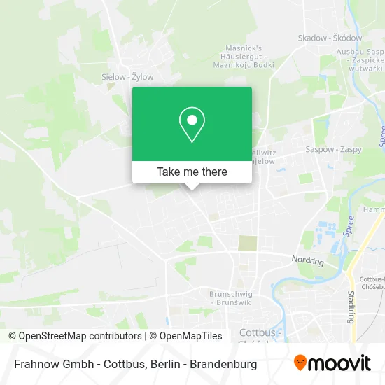 Frahnow Gmbh - Cottbus map