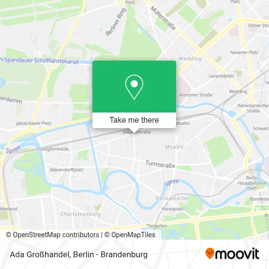 Ada Großhandel map
