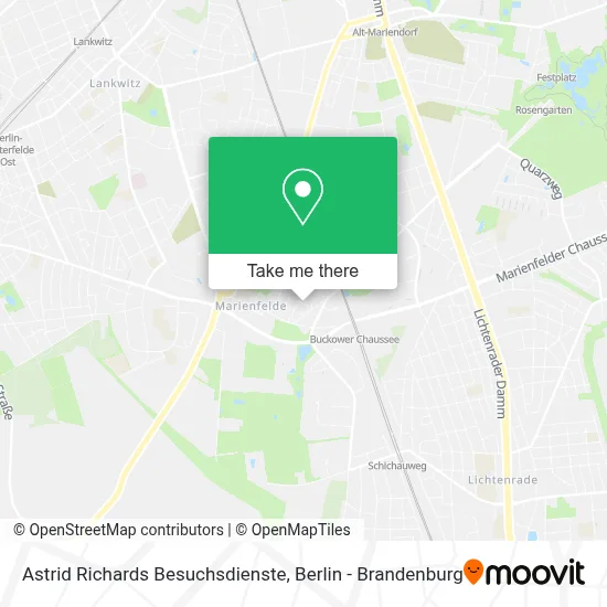 Astrid Richards Besuchsdienste map