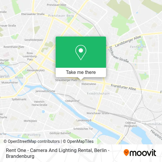 Rent One -  Camera And Lighting Rental map