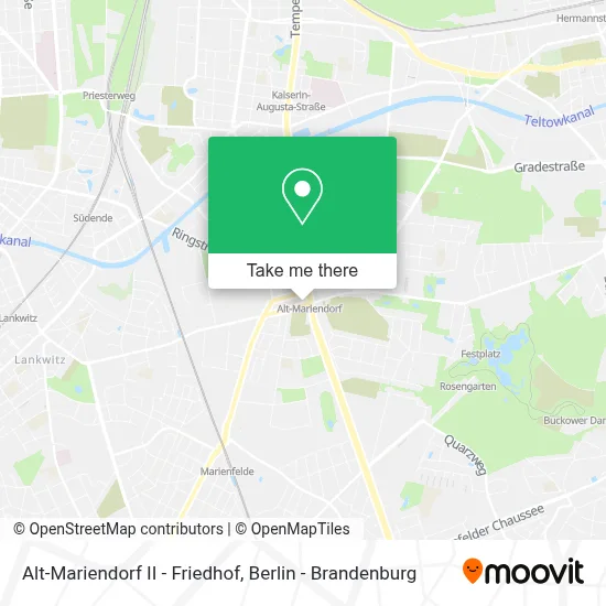 Alt-Mariendorf II - Friedhof map