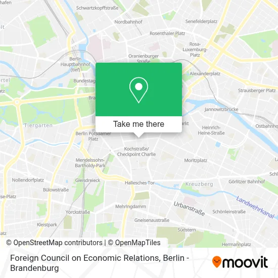 Foreign Council on Economic Relations map