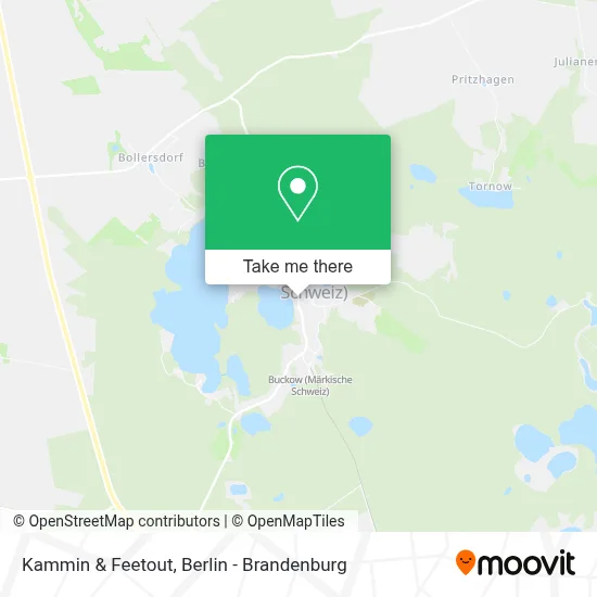 Kammin & Feetout map