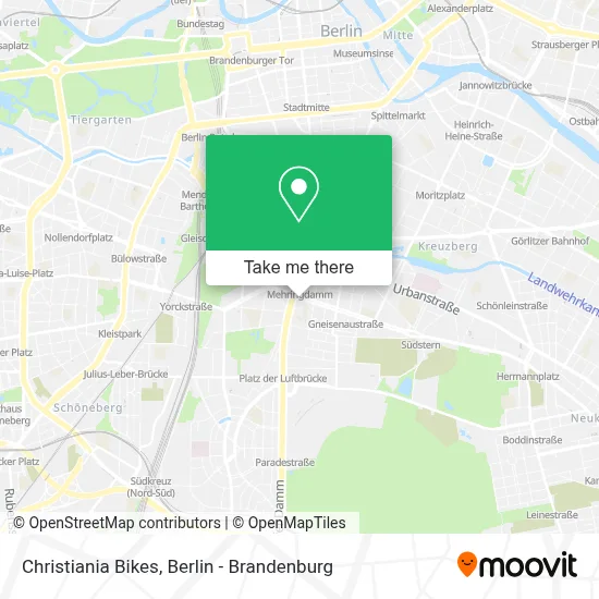 Christiania Bikes map
