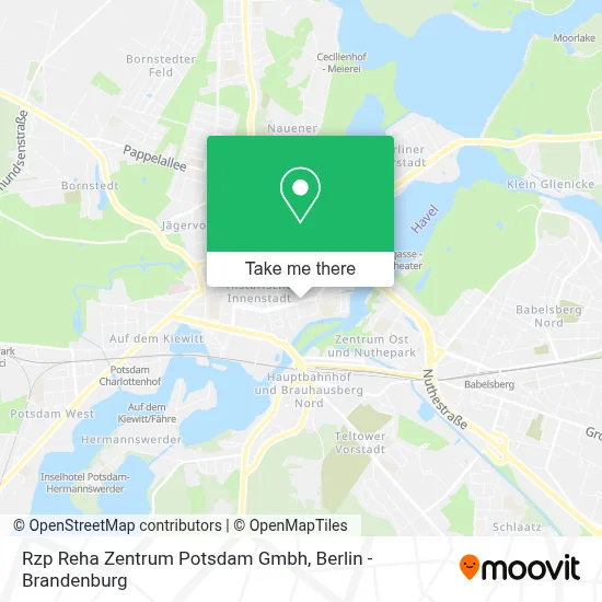 Rzp Reha Zentrum Potsdam Gmbh map