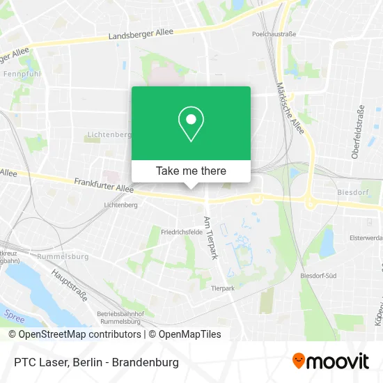 PTC Laser map