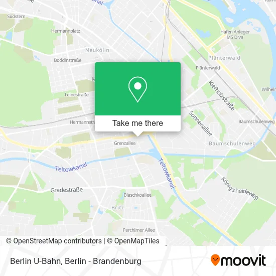 Berlin U-Bahn map