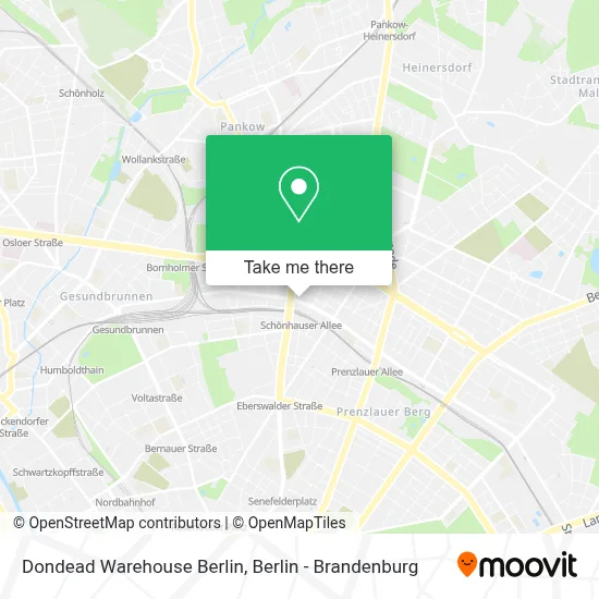 Dondead Warehouse Berlin map