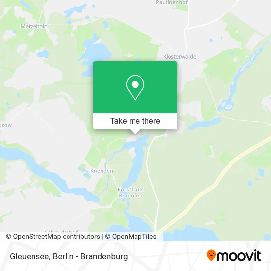 Gleuensee map