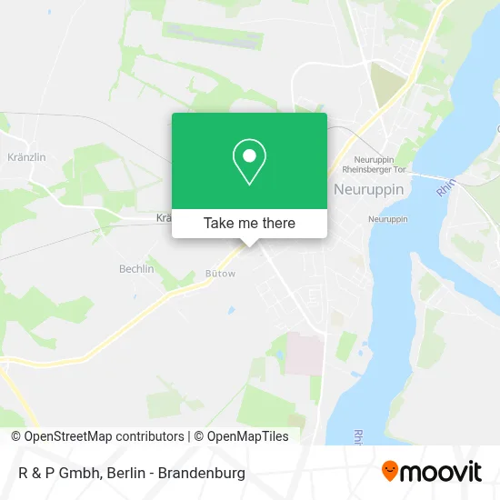 R & P Gmbh map