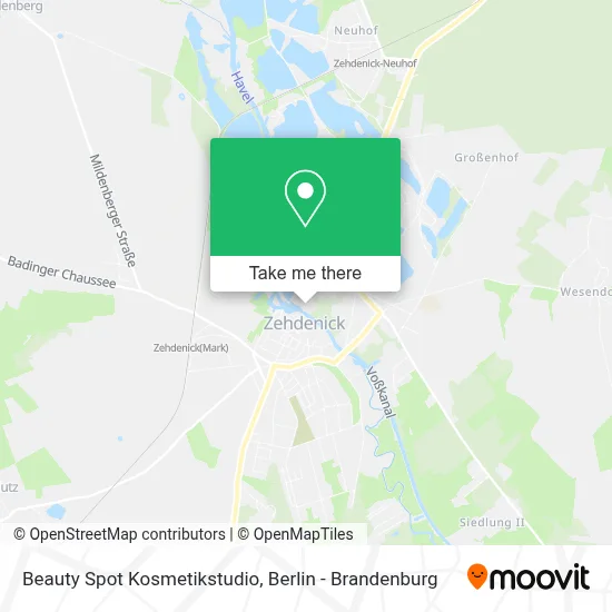 Beauty Spot Kosmetikstudio map