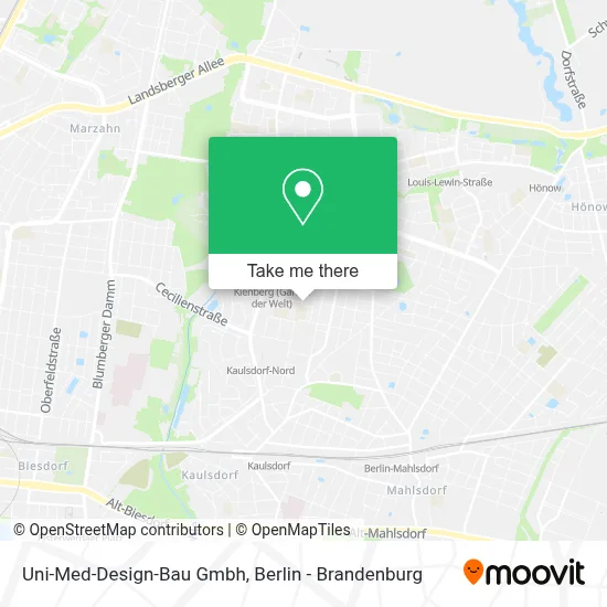 Uni-Med-Design-Bau Gmbh map