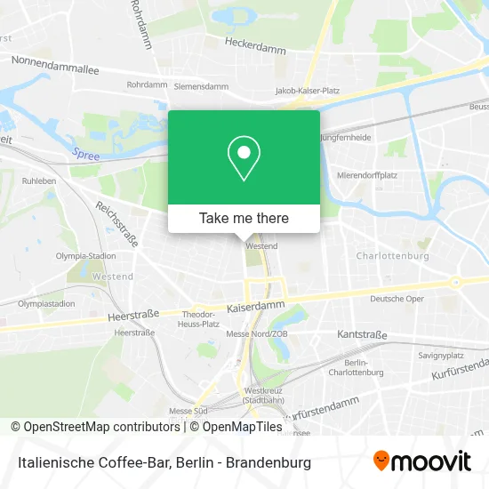 Italienische Coffee-Bar map