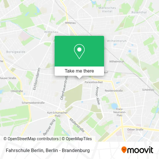 Fahrschule Berlin map