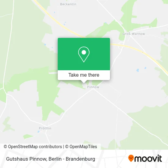 Gutshaus Pinnow map