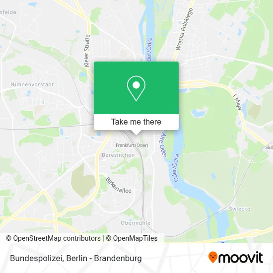 Bundespolizei map