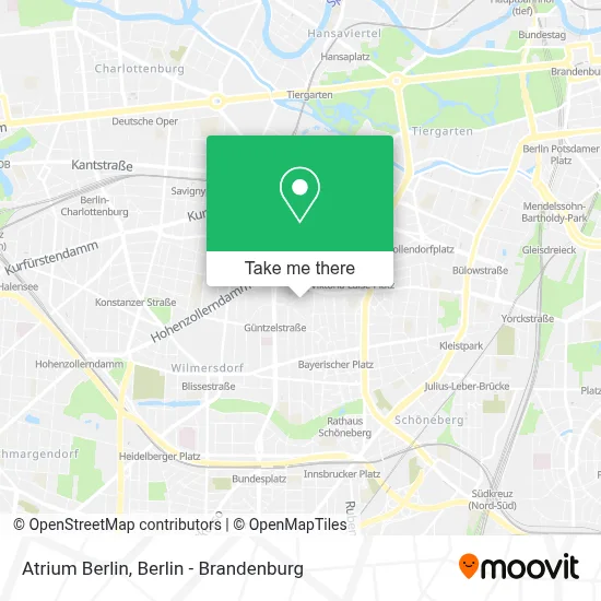 Atrium Berlin map