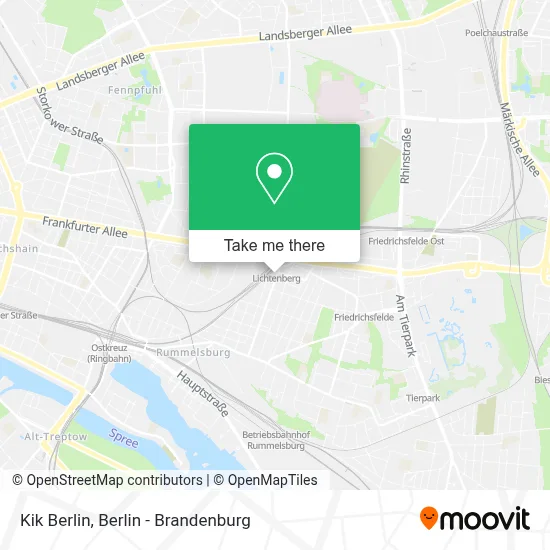 Kik Berlin map