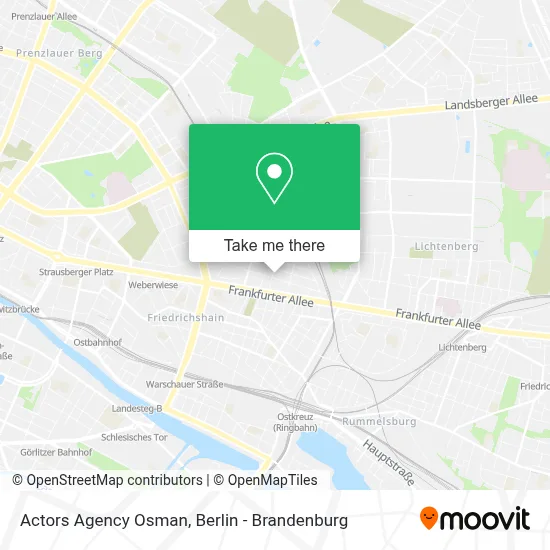 Actors Agency Osman map