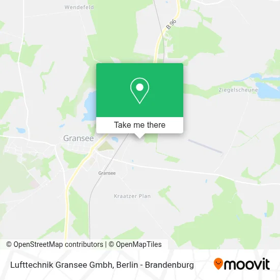 Lufttechnik Gransee Gmbh map