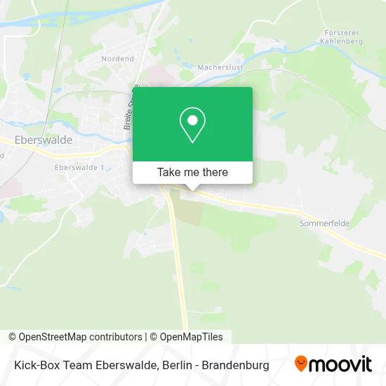 Kick-Box Team Eberswalde map