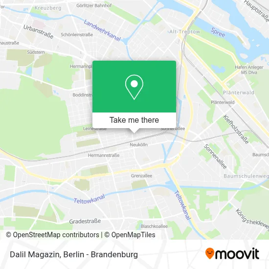 Dalil Magazin map