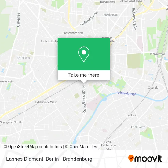 Lashes Diamant map